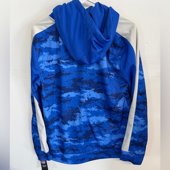 NWT NFL Los Angeles Rams Youth Blue Hoodie Sweatshirt Size Medium 10/12 - Picture 2 of 7